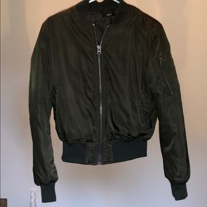 Olive Green Puffer Jacket